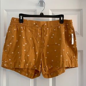NWT Yellow cotton shorts